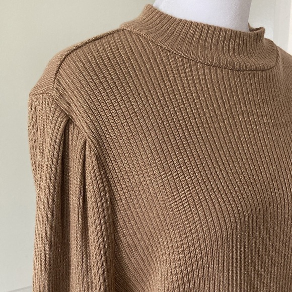 LOFT XL metallic sweater gold - Picture 2 of 10